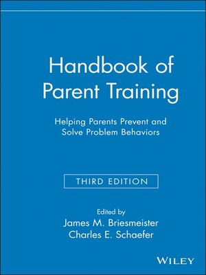 cover image of Handbook of Parent Training